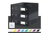 Arkivering & Oppbevaring - Leitz Skuffkabinett Click & Store WOW 3 skuffer Sort - 60480095