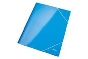 Mapper & Ordrebrett - Leitz Strikkmappe  WOW kartong A4 Blå - 3982-00-36