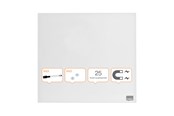 Konferanse & Presentasjon - Nobo Glasstavle Diamond 30x30cm Kv. Hvit - 1903956