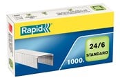 Hullemaskin & Stiftemaskin - Rapid Heftestift  Standard 24/6 Galv 1000 - 24855600