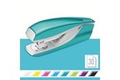Hullemaskin & Stiftemaskin - Leitz Stiftemaskin WOW 5502 30 ark Isblå - 55021051