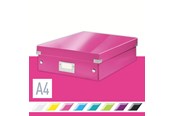 Arkivering & Oppbevaring - Leitz Sorteringsboks Click&Store WOW Medium Rosa - 60580023