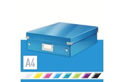 Arkivering & Oppbevaring - Leitz Sorteringsboks Click&Store WOW Medium Blå - 60580036
