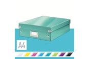 Arkivering & Oppbevaring - Leitz Sorteringsboks Click&Store WOW Medium Isblå - 60580051