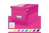 Arkivering & Oppbevaring - Leitz Oppbevaringsboks Click & Store Kube WOW Large Rosa - 61080023
