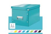 Arkivering & Oppbevaring - Leitz Oppbevaringsboks Click & Store Kube WOW Large Isblå - 61080051
