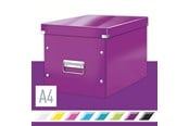 Arkivering & Oppbevaring - Leitz Oppbevaringsboks Click & Store Kube WOW Large Lilla - 61080062