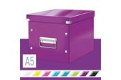 Arkivering & Oppbevaring - Leitz Oppbevaringsboks Click & Store Kube WOW Medium Lilla - 61090062