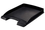 Skrivebordstilbehør - Leitz Brevkurv Slim Plus Sort - 52370095