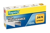 Hullemaskin & Stiftemaskin - Rapid Heftestift  Strong 24/6 Galv E/1000 - 24855800