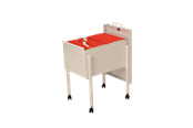 Arkivering & Oppbevaring - Esselte Hengemappevogn  A4 m/lokk Hvit - 94953