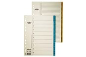 Lommer, Omslag & Registre - Esselte Register Mylar A4 A-Å Flerfarg. - 69866