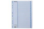 Lommer, Omslag & Registre - Esselte Register  PP A4 1-31 Hvit - 100139