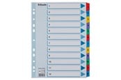 Lommer, Omslag & Registre - Esselte Register  Mylar A4 1-12 Flerfarg - 100162