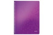 Blokker & Notisbøker - Leitz Notatbok  WOW PP A4 Linjer 80 ark Lilla - 46370062