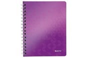 Blokker & Notisbøker - Leitz Notatbok  WOW PP A5 Linjer 80 ark Lilla - 46390062