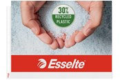 Lommer, Omslag & Registre - Esselte Lomme Premium A3 85 my, 30% pre-konsument resirkulert plast - 55230