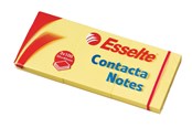 Blokker & Notisbøker - Esselte Contacta Notes 40x50mm Gul Pk/3 - 83012