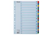 Lommer, Omslag & Registre - Esselte Register  Mylar A4 1-20 Flerfarg - 100163