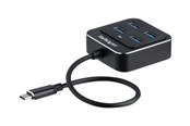 USB-hub - StarTech.com USB-C Hub 4-Port USB-hub - USB 3.2 - 4 porter - Svart - HB31C4AB