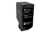 Printertilbehør blekk/toner - Lexmark Toner yellow  7K CS720 - 74C0S40