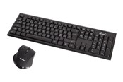 Tastatur - Sandberg Wireless Office Desktop Set - Tastatur & Mussett - Nordisk - Svart - 631-20
