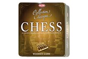 Brettspill & Puslespill - Tactic Wooden Chess in Tin box - 14001