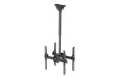 Veggmontering, AV-braketter & AV-møbler - Neomounts NM-C440DBLACK Dual monitor/TV mount ceiling 32-60" - h 56-91 cm - Max 50 kg - recommended for 60" - NM-C440DBLACK