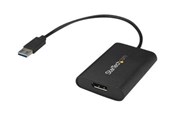 Skjermkabel - StarTech.com USB to DisplayPort Adapter - USB 3.0 - 4K 30Hz - external video adapter - MCT T6-688L - black - USB32DPES2