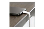 Skjermkabel - StarTech.com 3.3 ft 1m USB to Lightning Cable - Apple MFi Certified - White - Lightning cable - Lightning / USB - 1 m - RUSBLTMM1M