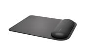 Musematte & Tilbehør - Kensington ErgoSoft Mousepad with Wrist Rest Black Black - K52888EU