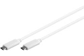 USB - Pro USB-C <-> USB-C - 0.5m - Hvit - 4040849671937