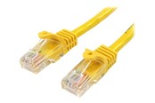 Nettverkskabel - StarTech.com 10m Yellow Cat5e / Cat 5 Snagless Ethernet Patch Cable 10 m - patch cable - 10 m - yellow - Gul - 10m - 45PAT10MYL