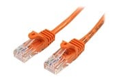 Nettverkskabel - StarTech.com 5m Orange Cat5e / Cat 5 Snagless Ethernet Patch Cable 5 m - patch cable - 5 m - orange - Oransje - 5m - 45PAT5MOR