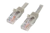 Nettverkskabel - StarTech.com 7m Gray Cat5e / Cat 5 Snagless Ethernet Patch Cable 7 m - patch cable - 7 m - grey - Grå - 7m - 45PAT7MGR