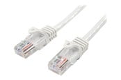 Nettverkskabel - StarTech.com 7m White Cat5e / Cat 5 Snagless Ethernet Patch Cable 7 m - patch cable - 7 m - white - Hvit - 7m - 45PAT7MWH