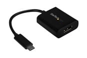 Skjermkabel - StarTech.com USB C to DisplayPort Adapter - USB Type-C to DP Adapter - 4K - external video adapter - black - CDP2DP