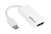 Skjermkabel - StarTech.com USB C to HDMI Adapter - USB Type-C to HDMI Converter - 4K 60Hz - external video adapter - white - CDP2HD4K60W