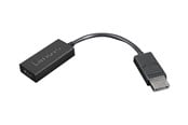 Skjermkabel - Lenovo video / audio adaptor - DisplayPort / HDMI - 22.5 cm - 4X90R61023