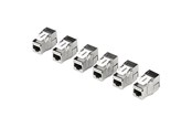 Tilbehør - TRENDnet TC-K06C6A Shielded Cat6A Keystone Jack (6-Pack) - TC-K06C6A