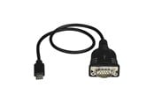 USB - StarTech.com ICUSB232C USB C to Serial Adapter Cable 40 CM USB Type C to RS232 (DB9) Converter Cable - ICUSB232C