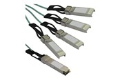 Nettverkskabel - StarTech.com Cisco QSFP-4X10G-AOC7M Compatible QSFP+ Breakout Cable - 7 m - breakout cable - 7 m - black - Svart - 7m - QSFP4X10GAO7