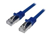 Nettverkskabel - StarTech.com 3m Blue Cat6 / Cat 6 Shielded (SFTP) Patch Cable 3 m - patch cable - 3 m - blue - Blå - 3m - N6SPAT3MBL