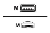 Diverse kabel - Zebra CABLE SHIELD USB SER A CONNECT - CBA-U46-S07ZAR