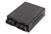 Repeater, forsterkere, bridges og transceivere - DIGITUS DN-82124 Gigabit Multimode/Singlemode Media Converter SC/SC - DN-82124