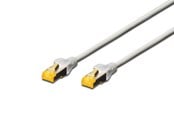 Nettverkskabel - DIGITUS CAT 6A S-FTP Patch Cord - 10m - Grå - 10m - DK-1644-A-100