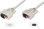 Skjermkabel - DIGITUS D-Sub to D-Sub Cable - AK-610203-100-E
