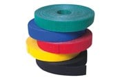 Kabelordner/Kabelstrømpe - LogiLink - Cable Strap Velcro Tape 4m yellow - KAB0051