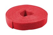 Kabelordner/Kabelstrømpe - LogiLink - Cable Strap Velcro Tape 4m red - KAB0052