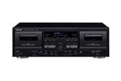 HiFi - AV-Mottaker/Forsterker - TEAC W-1200 - dual cassette deck - Dobbel kassettspiller - Svart - W-1200-B